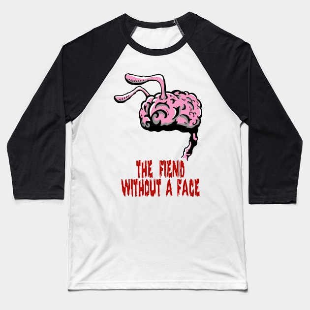 Fiend Without a Face Mani Yack Baseball T-Shirt by Tom Krohne